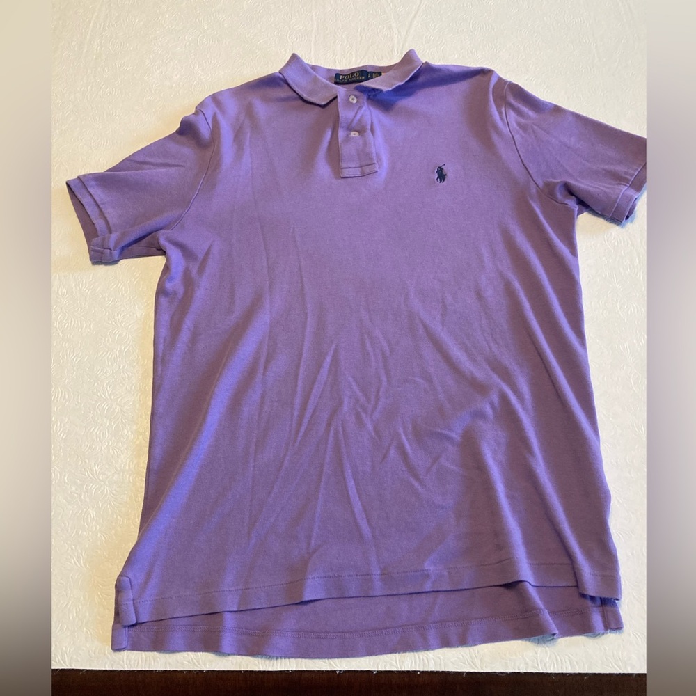 Ralph Lauren Lavender Short-Sleeve Polo Shirt men’s medium